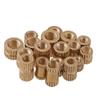 330pcs Embedded Nut Combination Copper Nut M2/M3/M4/M5 Brass Knurled Round Molded-in Insert Nut