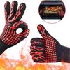 500-800 Centigrade BBQ Fire Gloves Flame Retardant Non-slip Fireproof Extreme Heat Resistant Microwave Oven Gloves Oven Mit