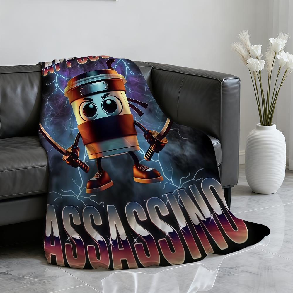 ITALlAN Brainrot Creative Animal Blanket Soft Throw Blanket for Home Bedroom Bed Sofa Picnic Travel Office RestCover BlanketGift