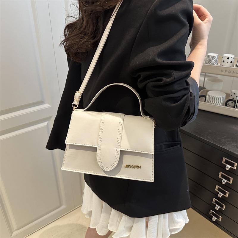 Versatile small square bag new high-end texture temperament portable shoulder bag trendy messenger bag women