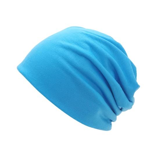 Шляпа без полей Легкая Дышащая Мягкая Теплая Ветрозащитная Эластичная Однотонная Нахлобучка Школа Работа Походы Повседневная одежда M