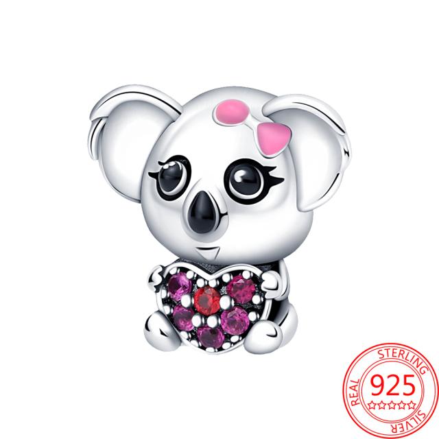 New 925 Sterling Silver Gold Padlock & Key Dangle Charm Fit  Original  Silver Bracelet Beads for Women Fine Jewelry Gift