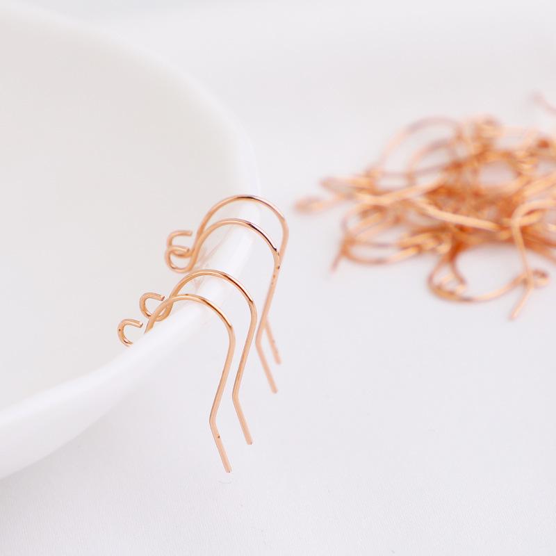 14K Gold Filled 9-Shape Ear Hooks: Durable & Versatile DIY Earring Accessories