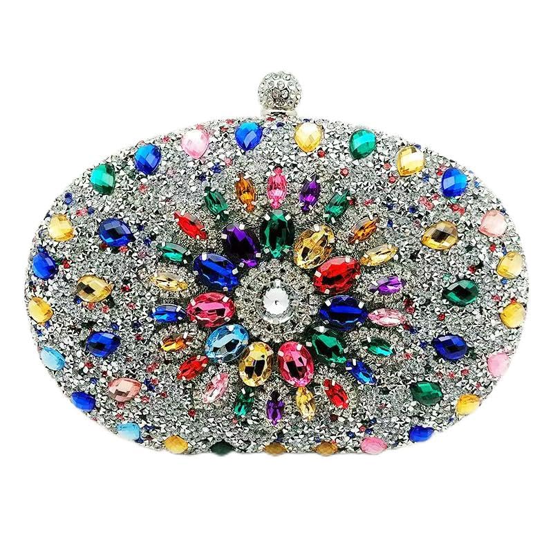 

EightSTAR Dress Women s Rhinestone Party Bag, Elegant Formal Handbag, Wedding Bag, Perfect for Women in Their 20s, 30s, and 40s, Sparkly Rainbow
