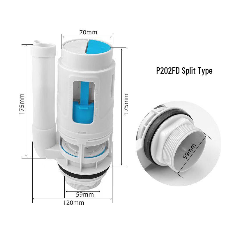 

Dual Flush Toilet Drain Valve