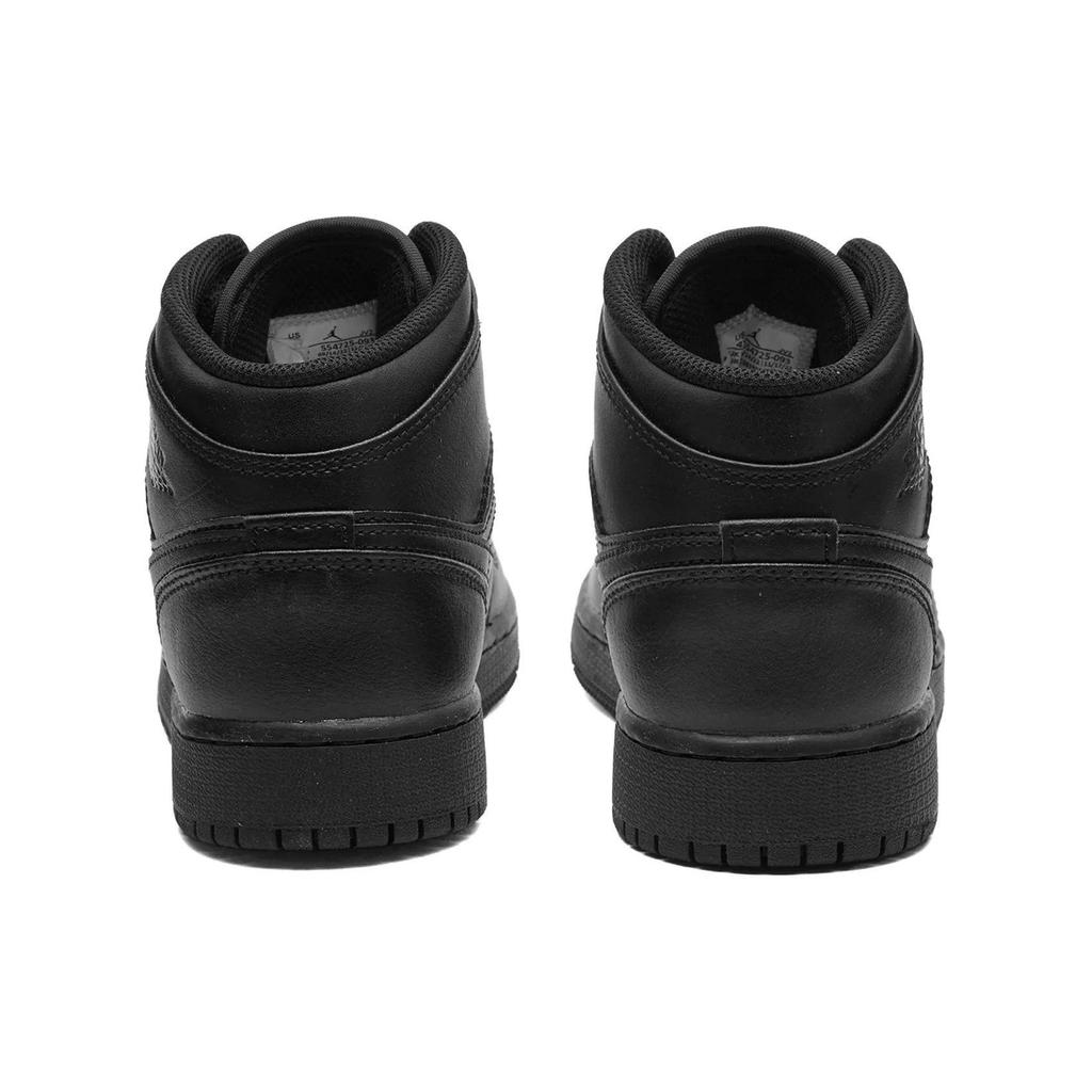 Air Jordan 1 Mid GS Triple Black 554725-093