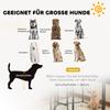 Six-Panel Dog Playpen with Door, for Large Dogs, Indoors, Outdoors, 100cm Tall, Black