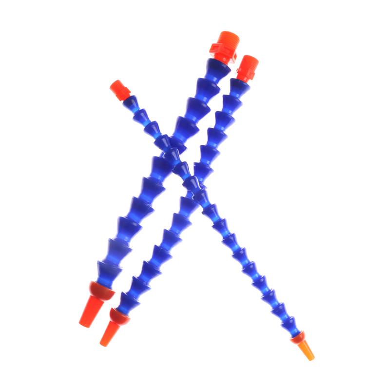 Flexible 1/4" 3/8" 1/2" Water Oil Coolant Pipe Hose Round Nozzle Without Switch