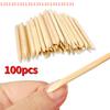 100Pcs Orange Wood Cuticle Sticks Set Double Headed Forks Nail Manicure Tools 5 Sizes Cuticle Pusher Remove Tool