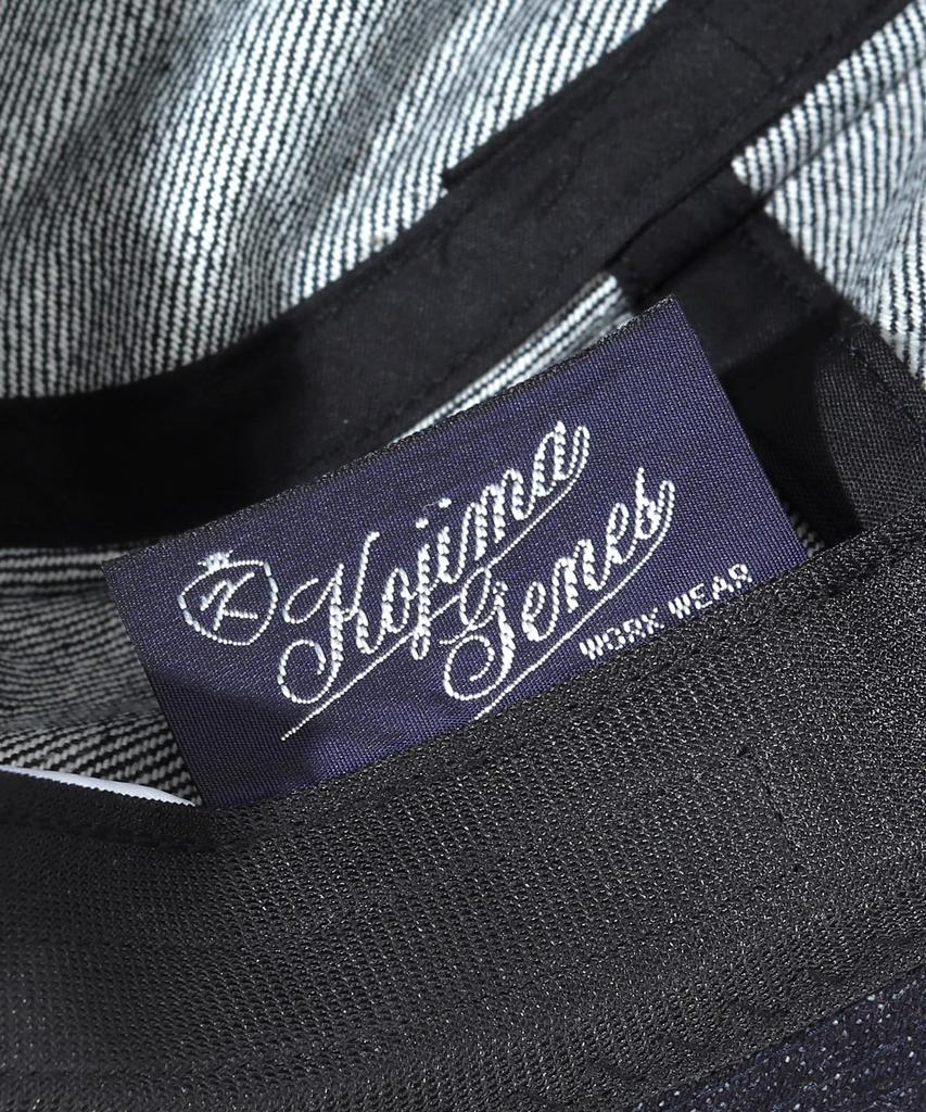 KOJIMA GENES Pork Pie Hat Made in Japan Cap Denim Black One Wash Men's RNB-9045
