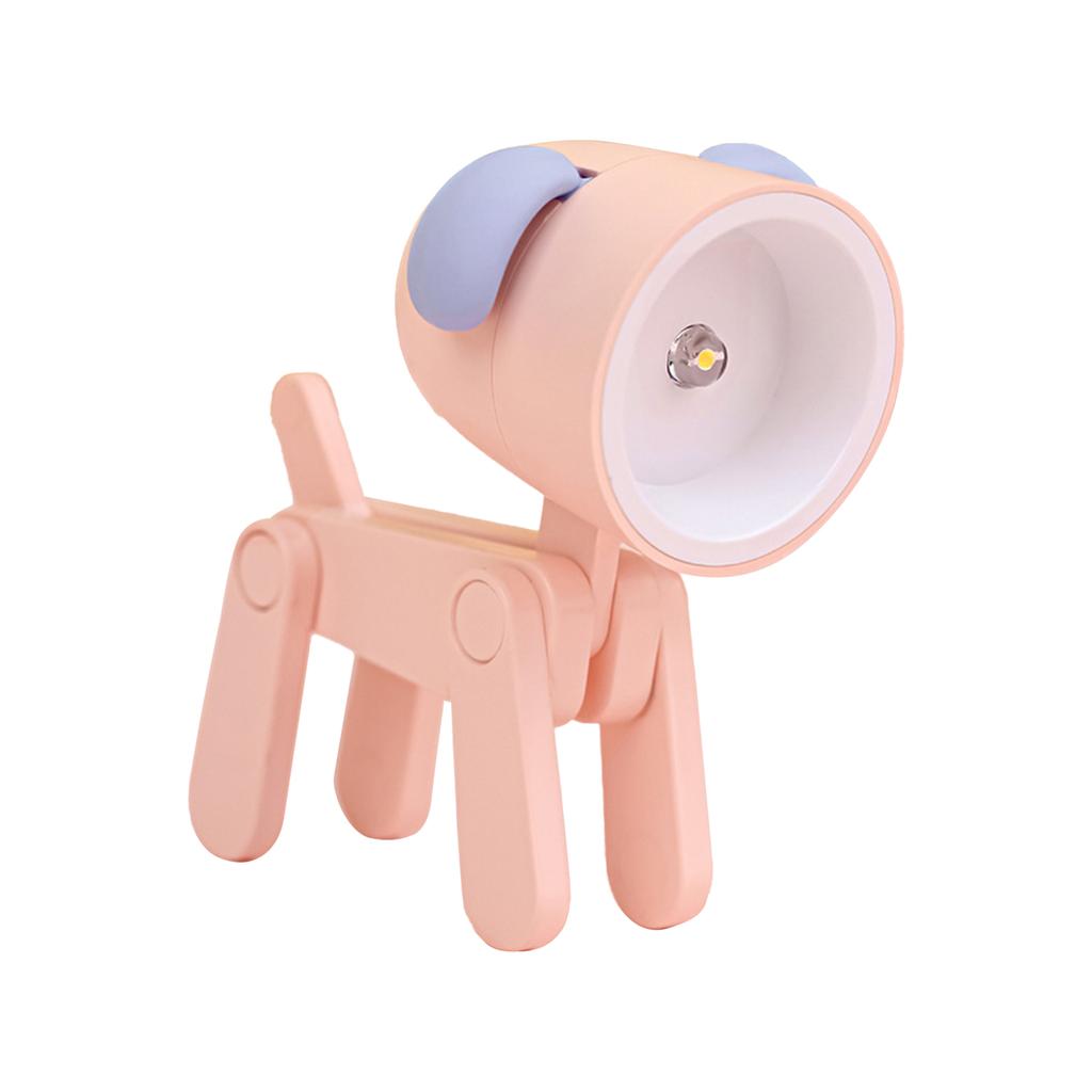 Cute Animal Table Lamp 3x6x8cm Adjustable LED Table Lamp with Mobile Phone Holder for Bedroom