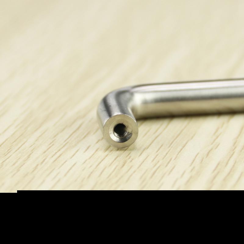 Stainless Steel U-Shaped Double Bend Cabinet & Wardrobe Pull Handle