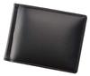 CYPRI Box Calf Leather Bill Made In Compact and Perfect for or As a Gift for 4413 Scissors, Japan, Slim, Father's Day, Birthdays, Boyfriends, Black,