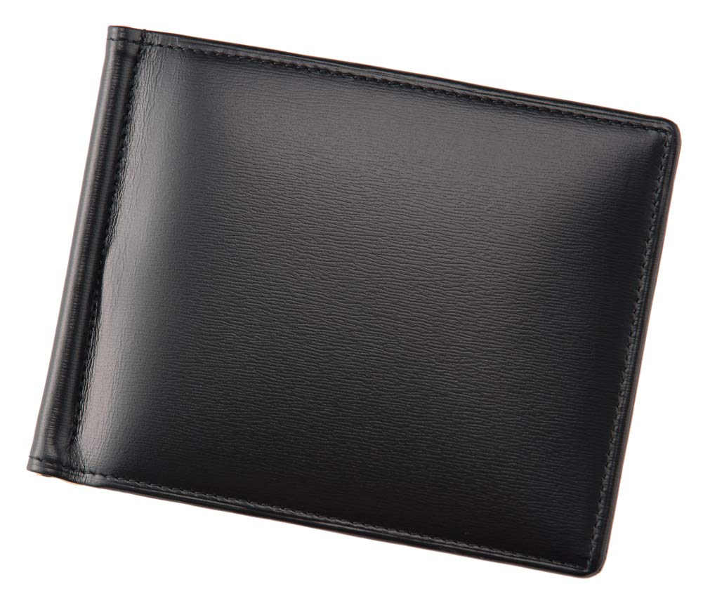 

CYPRI Box Calf Leather Bill Made in Compact and Perfect for or as a Gift for 4413 Scissors, Japan, Slim, Father s Day, Birthdays, Boyfriends, Black, чёрный