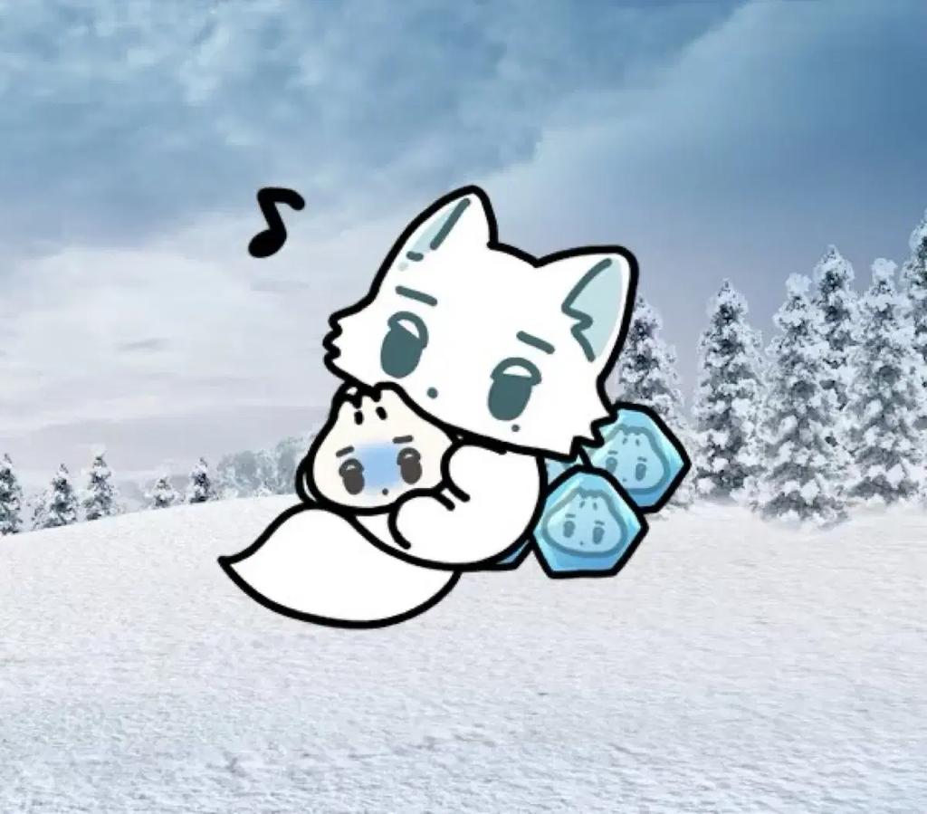 AESPA Winterpuppe Polarfuchs Direkt übertragene Puppe Poka (Suchen) Gebraucht