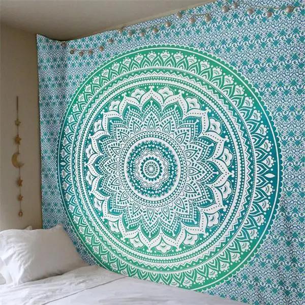 Bohemian Style Printed Tapestry Wall Hanging Polyester Tapestry
