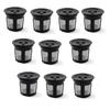 1-10Pcs Reusable Coffee Filter Cup Stainless Steel Filter Mesh Three Holes Coffee K-cups for Ninja CFP201/CFP301 Coffee Makers