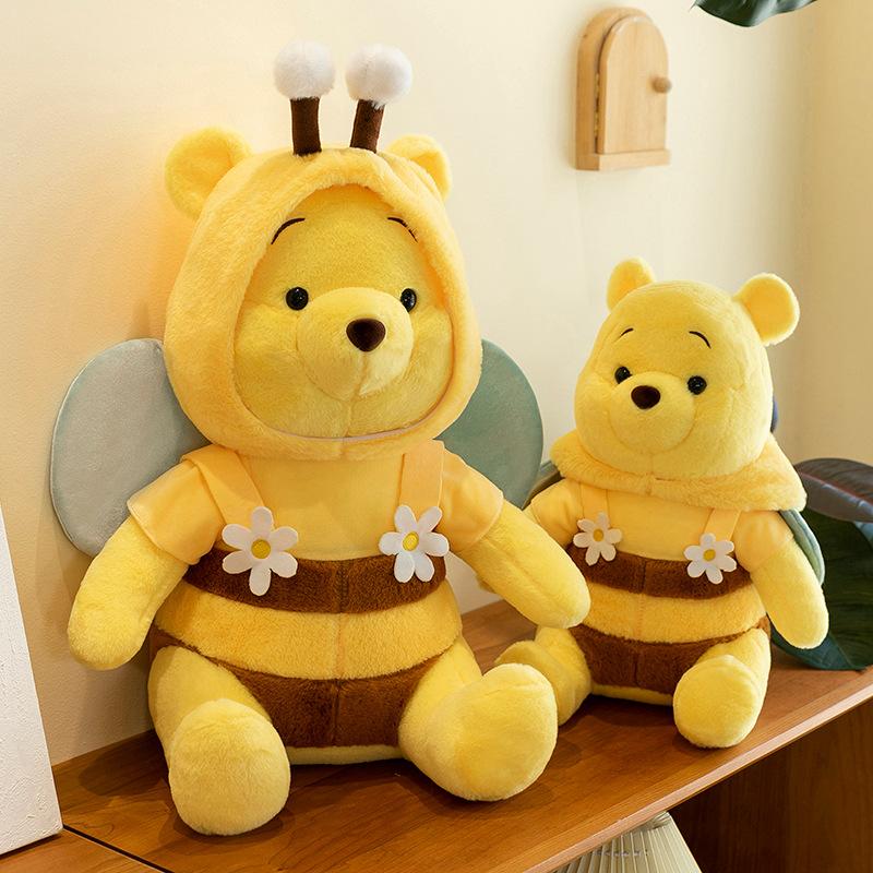 50Cm Cute Cartoon Winnie The Pooh Doll Doll Bee Winnie The Pooh Plush Toy Sleeping Doll Birthday Gift