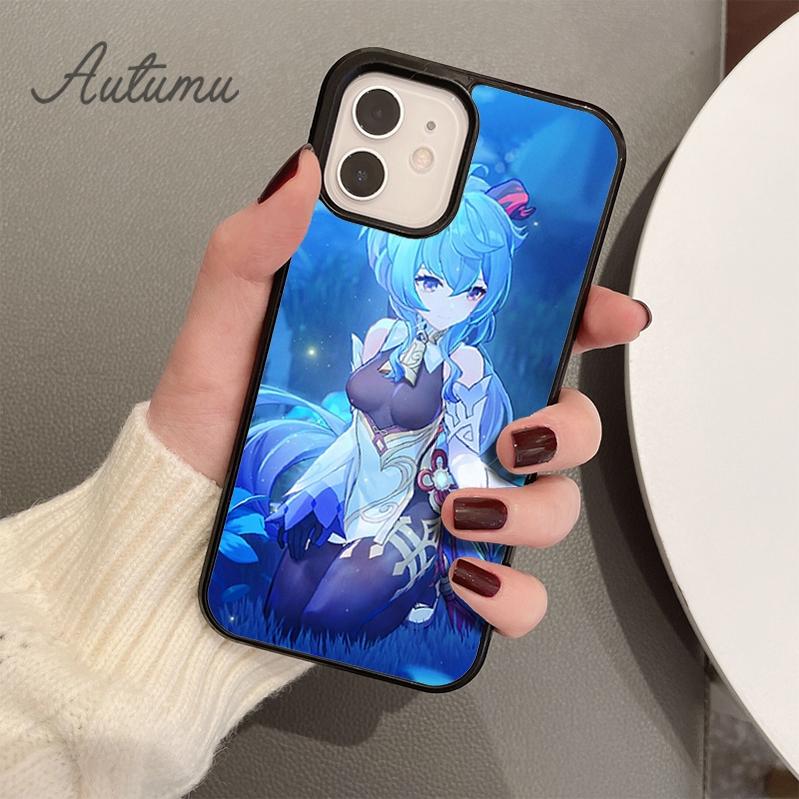 Genshin Impact GanYu Game Phone Case for iPhone 11 12 13 14 Pro Max mini XR XS SE 2020 6S 7 8 Plus Samsung Galaxy S21 S22 Cover