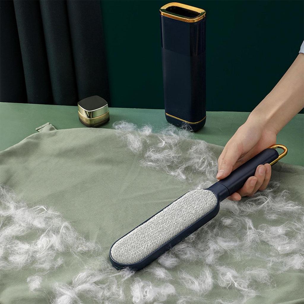 Lint Brush and Pet Hair Remover for Laundry, Clothes, Couches, Car Seats, Furniture and Fabric, Reusable Hair Removal Brush, Double-Sided Lint Roller