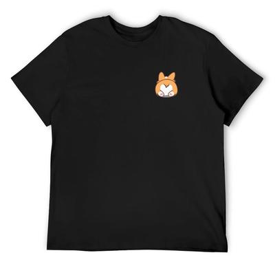Camiseta fofa de bumbum de corgi