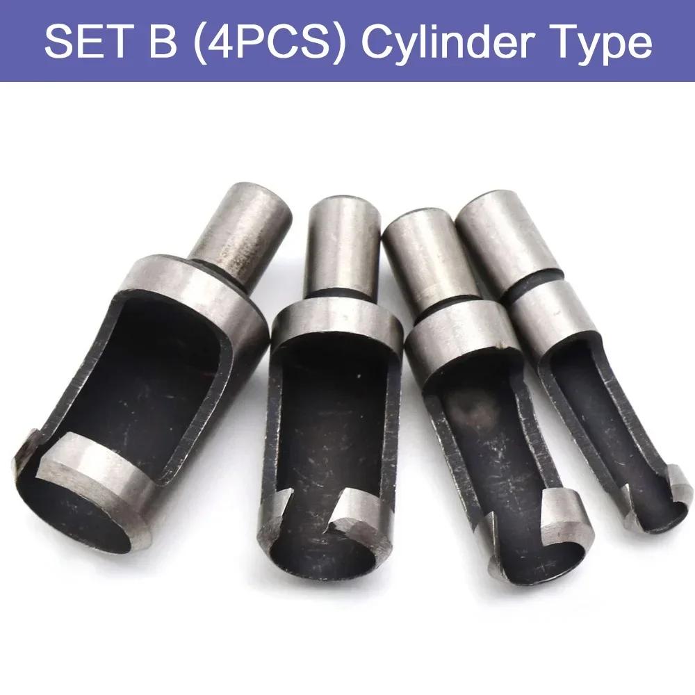 Woodworking Plug Cutter Drill Bit Set 6mm 10mm 13mm 16mm Countersunk Hole Repair Chamfered Bits