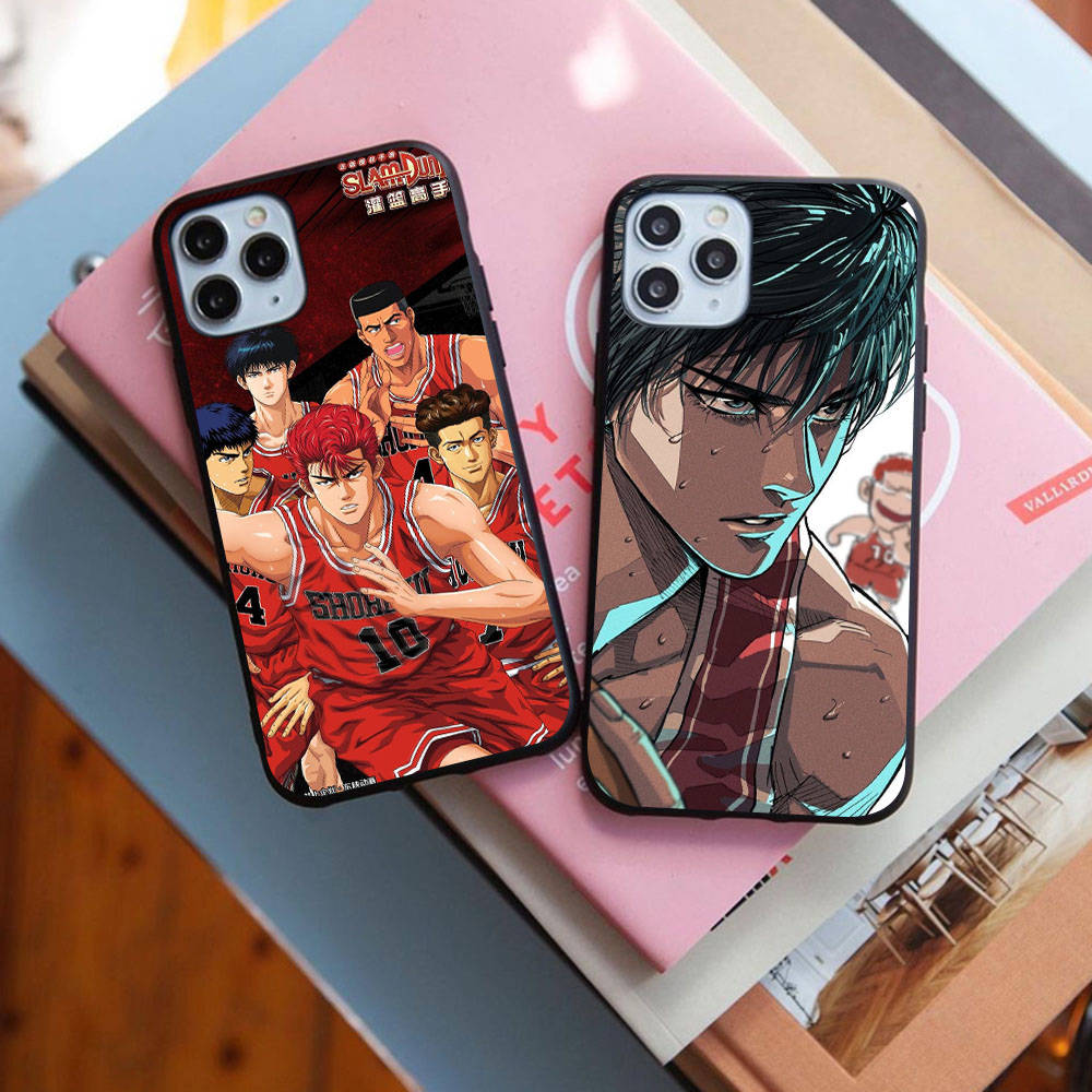 Case for OPPO Reno 8 6 5 Pro Find X3 A17 A3 A31 A38 A40 A53 A54 A55 A74 A76 A78 A77 A80 A94 A95 A96 Lite Black Sofe Cover WI62 Slam Dunk