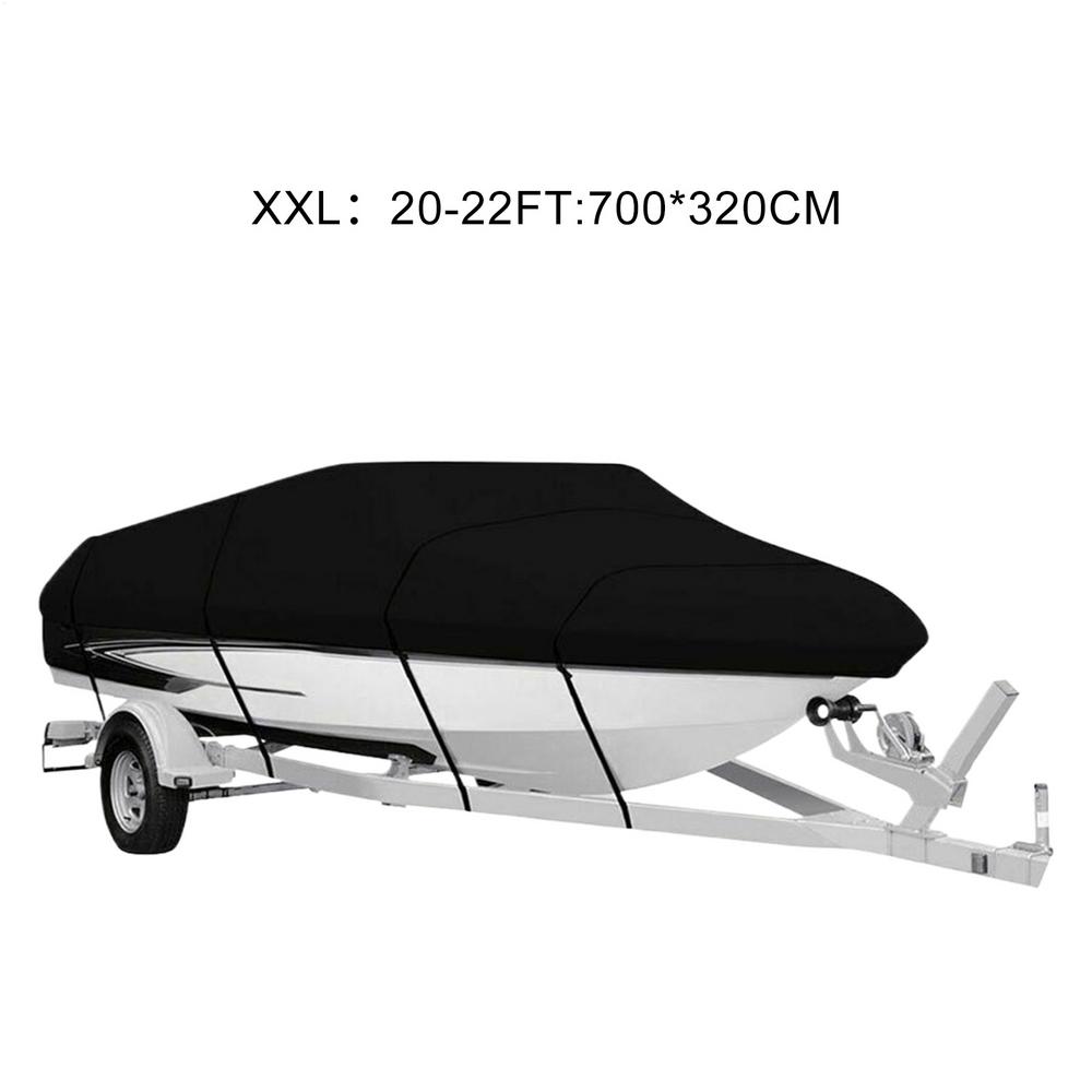 Boat Cover Rain Waterproof Sunproof Snowproof Excellent Weather Defense V-Shape Boat Cover  multiple size options