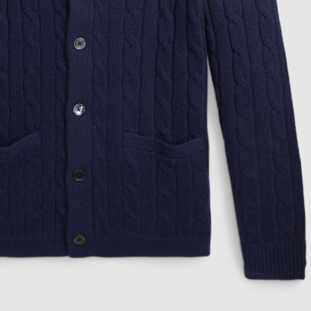 Polo Ralph Lauren SS24 Cashmere Sweater Standard Men's Dark Blue MNPOSWE16821781-400