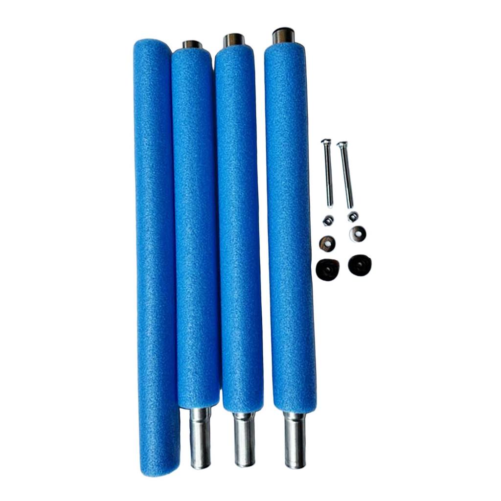 Steel Trampoline Enclosure Poles with Foam Padding