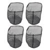 4pcs Aquatic Pond Planting Bags Reusable PVC Mesh Water Garden Pond Plant Pot Breathable Lily Plant Pots for Pond Bog