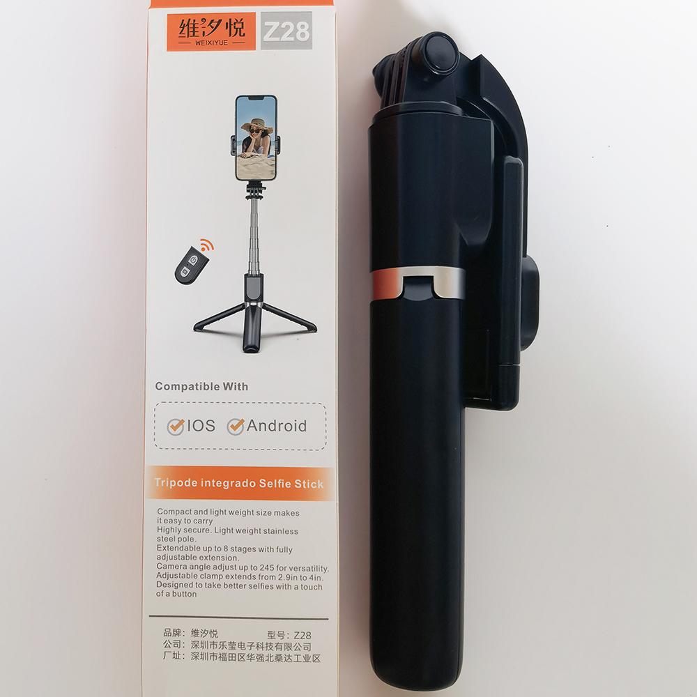 Z28 Bluetooth Remote Extendable Tripod For IPhone Mobile Phone Tiktok Live Streaming Phone Selfie Stand