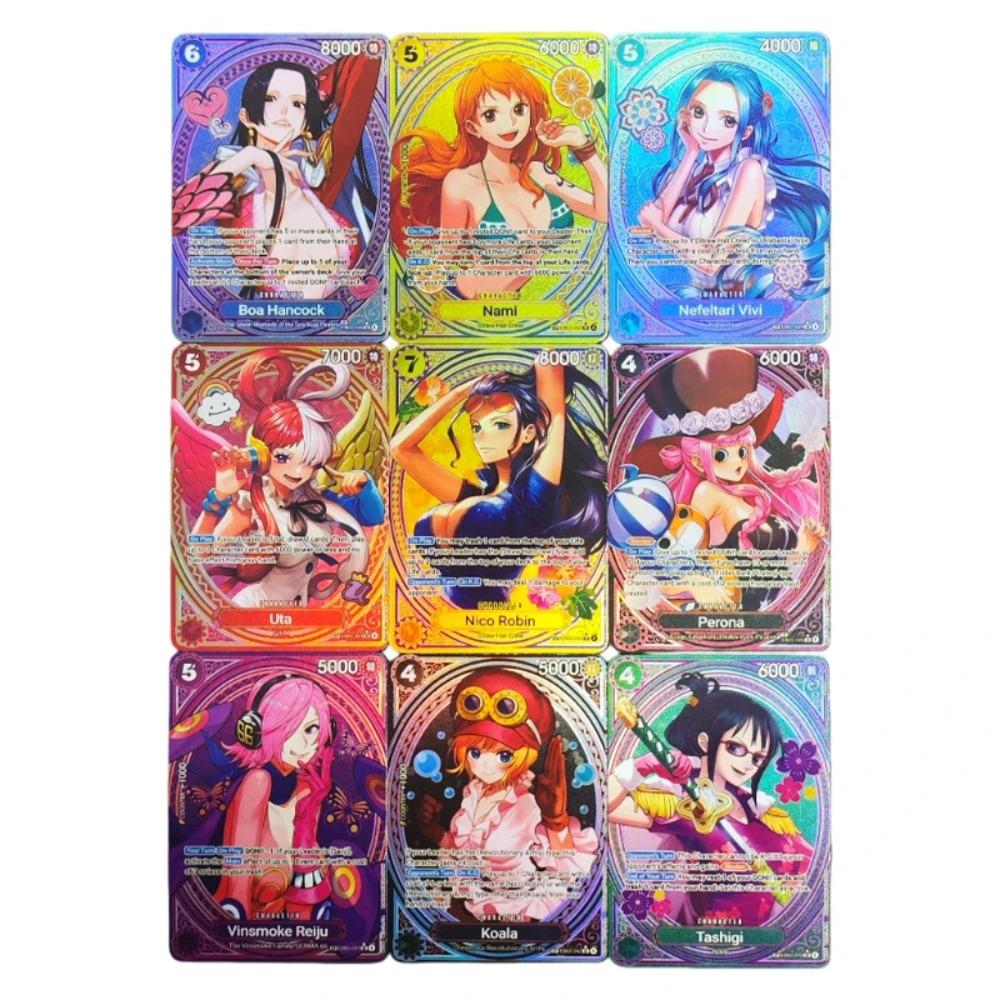 9style PROXY One Piece English Heroines Nami Robin Hancock Reiju Vivi Perona Tashigi EB03-053 Collection Otcg Anime Cards