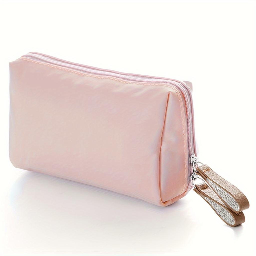 1pc Compact, Portable, Waterproof Women's Makeup Bag - Durable Polyester Structure, Odorless Mini Makeup Bag
