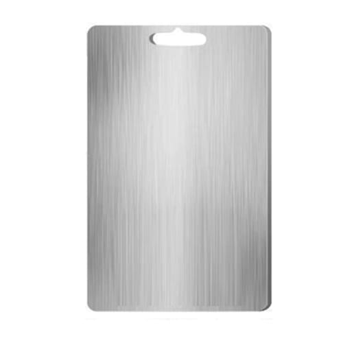 Dovhmoh Kitchen Stainless Steel Cutting Board for Vegetables, Meat, and Fruits