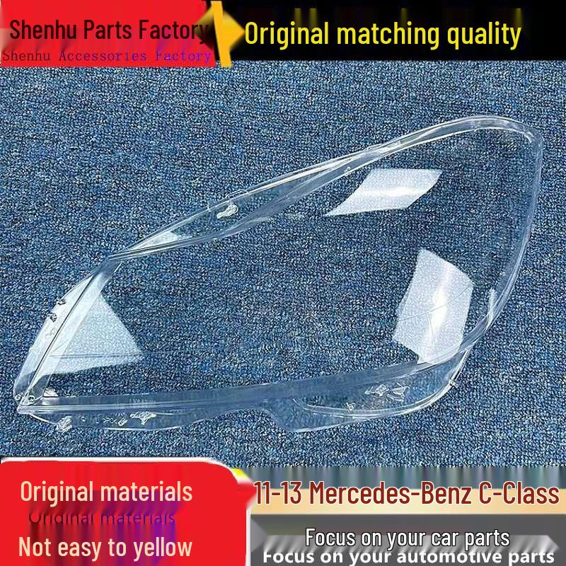 

Headlight Cover for Mercedes-Benz C-Class W204 (2011-13) C200/C260 Front Housing Mask Driver Side without Seal