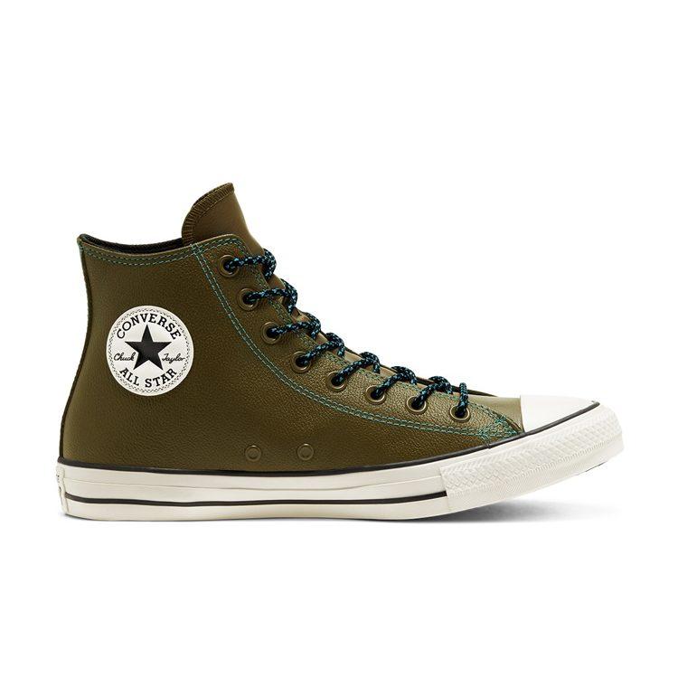 Converse Tumbled Leather Chuck Taylor All Star 'Green White' 165957C