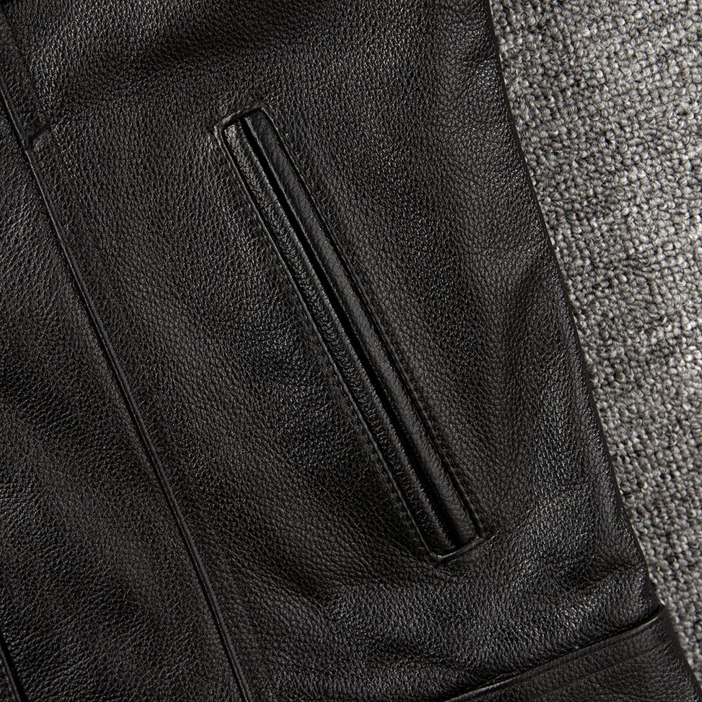 Motorcycle Vest Hood Genuine Cow Men Leather Sleeveless Jacket Biker Riding Vests Men's Genuine Leather Waistcoat Spring