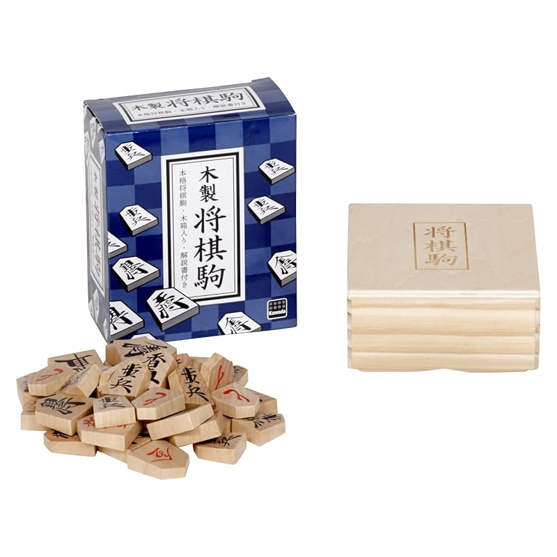 Kawada Wooden Shogi Pieces, 91 x 110 x 45 mm, KBG-05