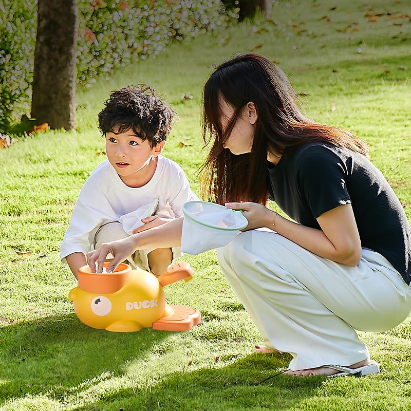 Disco Voador Divertido para Crianças Lançador de Foguetes de Ar Elefante Pato Jogo Divertido ao Ar Livre Voando com Disco Voador Jogos de Pulo com o Pé Brinquedos Presente