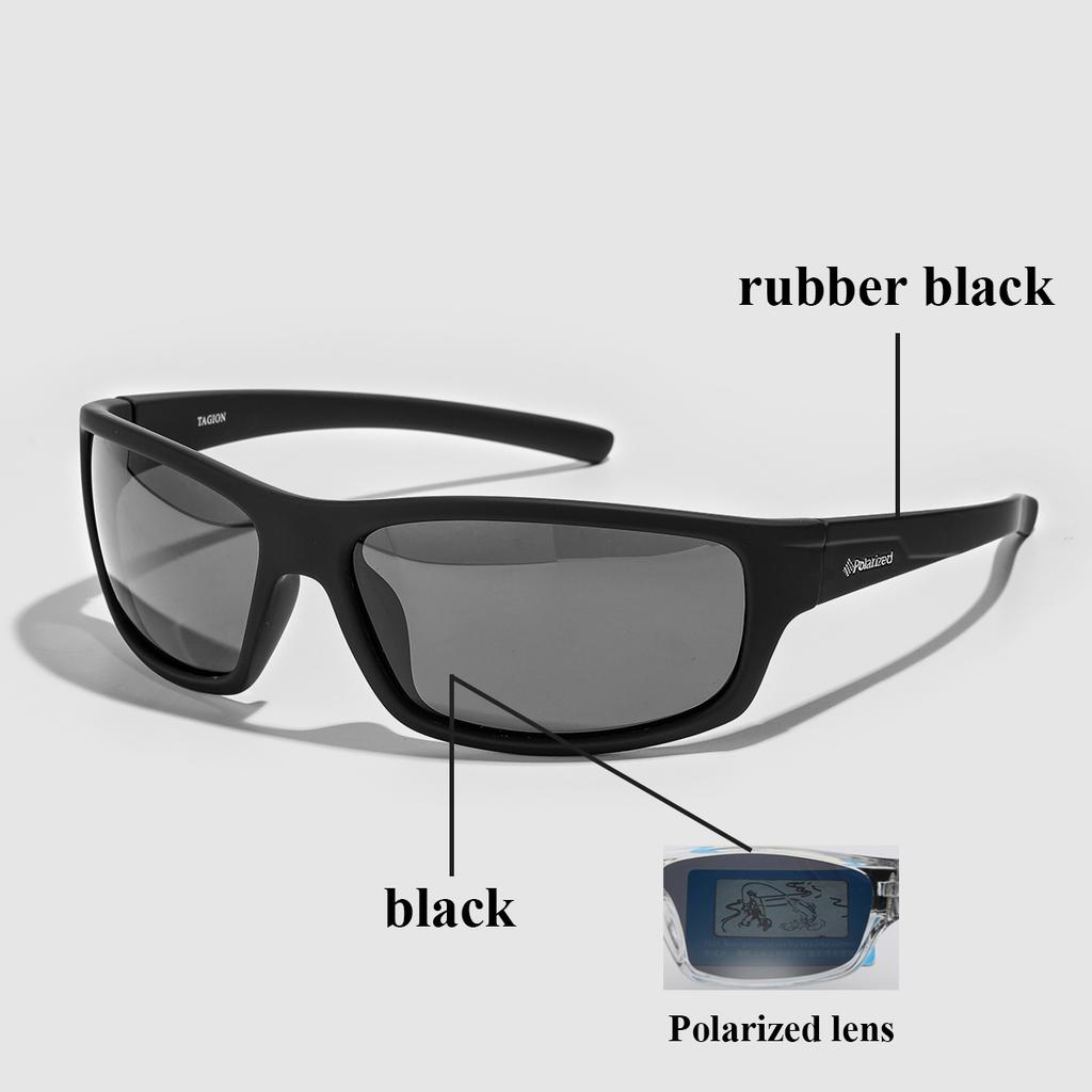 Ruiao Polarized Sunglasses anti glare Men Sport Hipster women Glasses UV400 Hiking cycling Wrap outdoor bike Sunshades fishing
