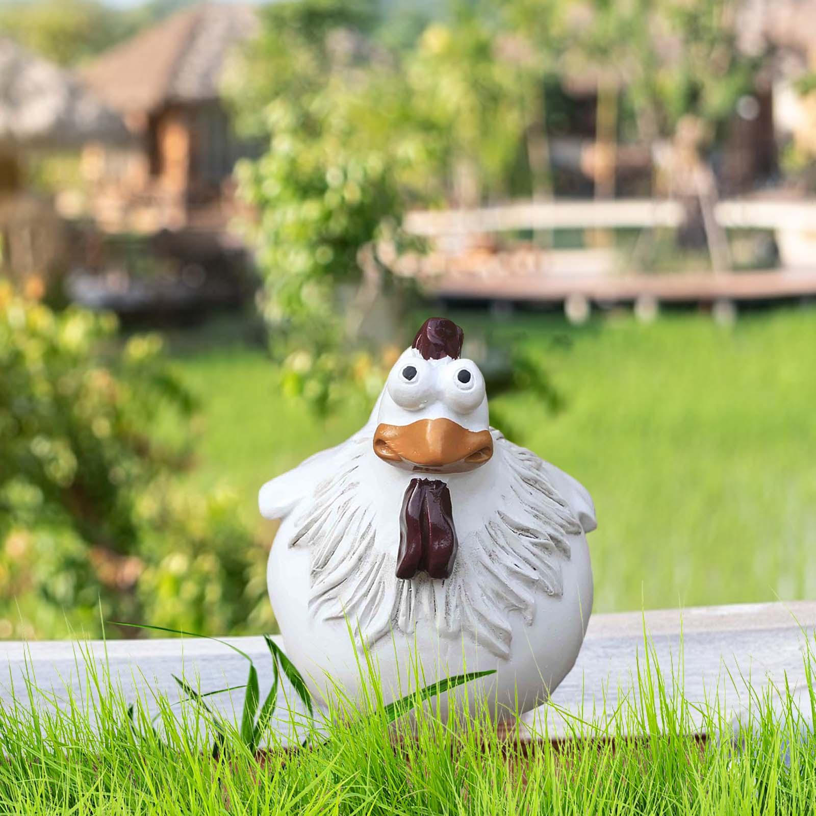 

Игривая садовая фигурка петуха - причудливый предмет декора для улицы Style B