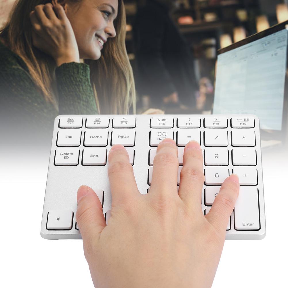 Mini Numeric Keyboard for Bluetooth 3.0 Aluminum Alloy Built In Lithium Battery