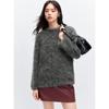PEACEBIRD Women's Lazy Style Mohair Blend Knit Sweater