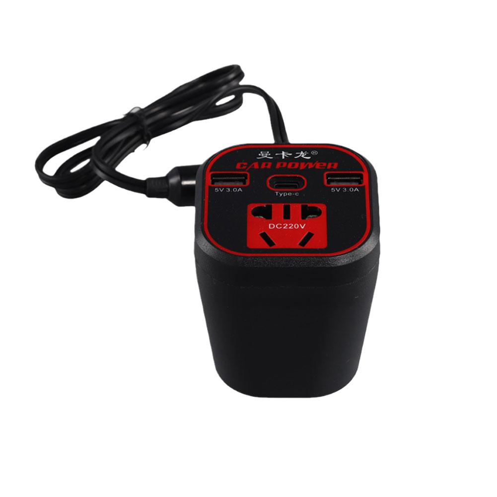 Car Power Inverter 12V/24V TO 220V Converter Type-C Multi-function Charger Socket 3.1A Car Power Converter