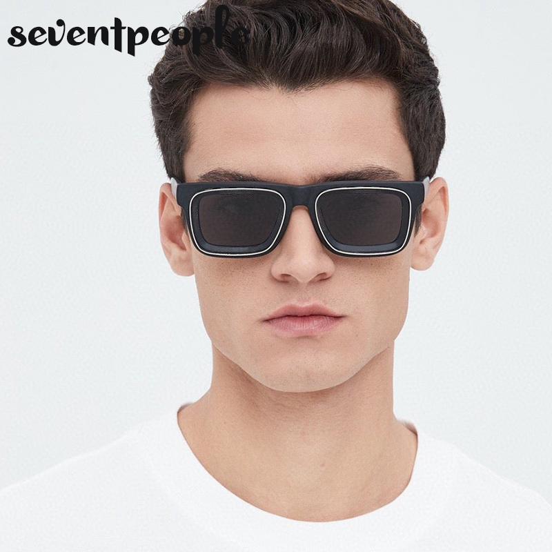 Super Vision Square Sunglasses Men  Luxury Brand Designer Fashion Rectangle Sun Glasses For Women New In Rectangular Shades