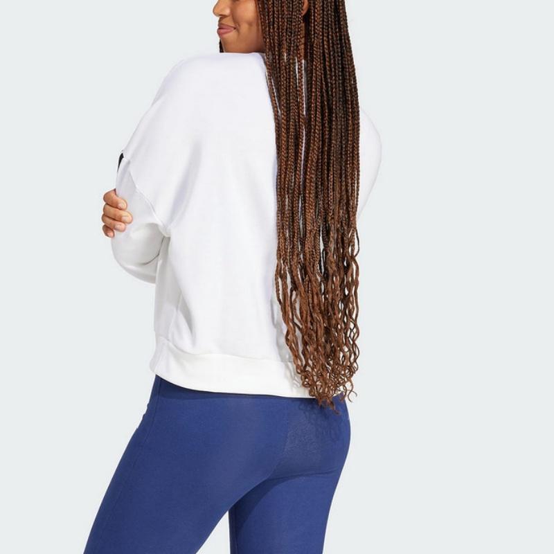 New Adidas Free Shipping With AdiClub Essentials 3 Stripes French Terry Sweatshirt JD5285