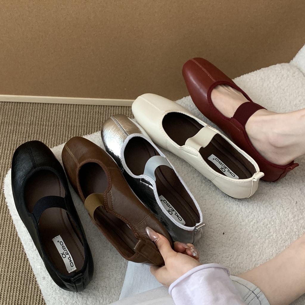 IPPEUM Mary Janes Women Ballet Flats Shoes Round Toe 2025 New  Ballerina Shoes