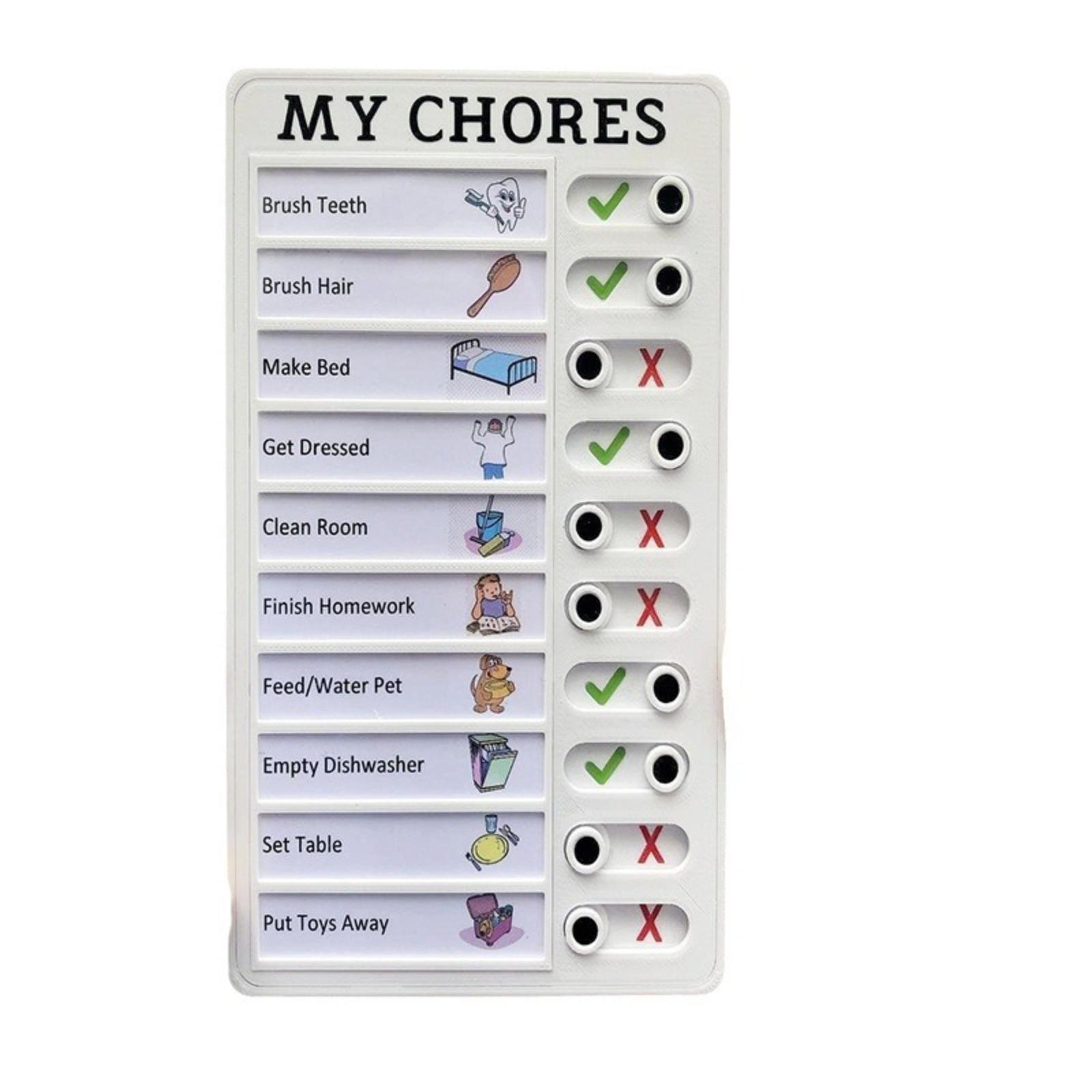 Self-discipline Check-in Tool For Children s Self-discipline Check-in Notes, Growth Plan, And Task List. One Size