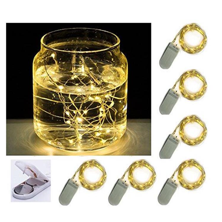 

Светодиодные гирлянды с цветами на батарейках - Медная проволока Рождественский декор 1m 10 LEDs